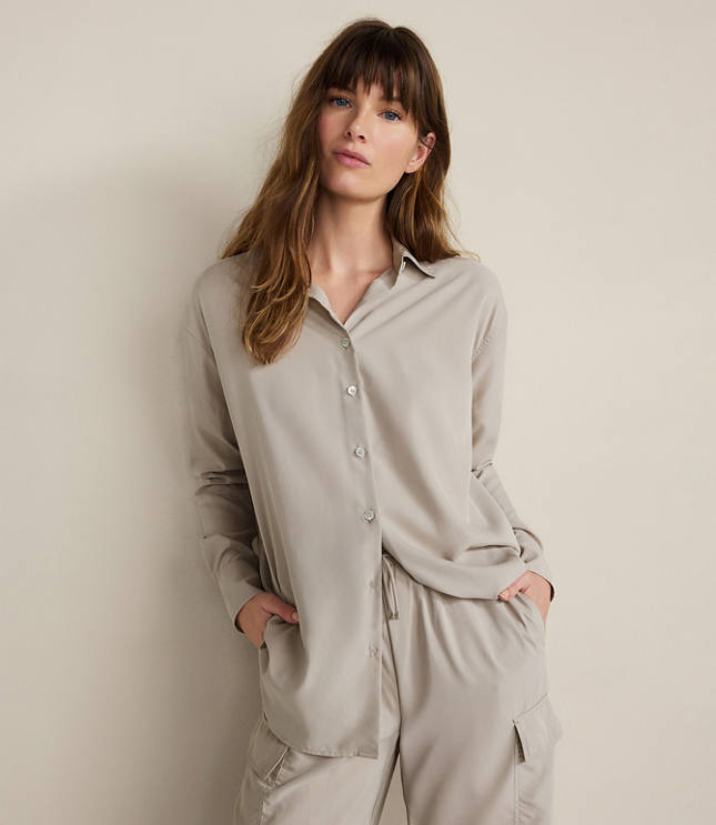 Haven Well Within The Daily Shirt in Drapey Modal