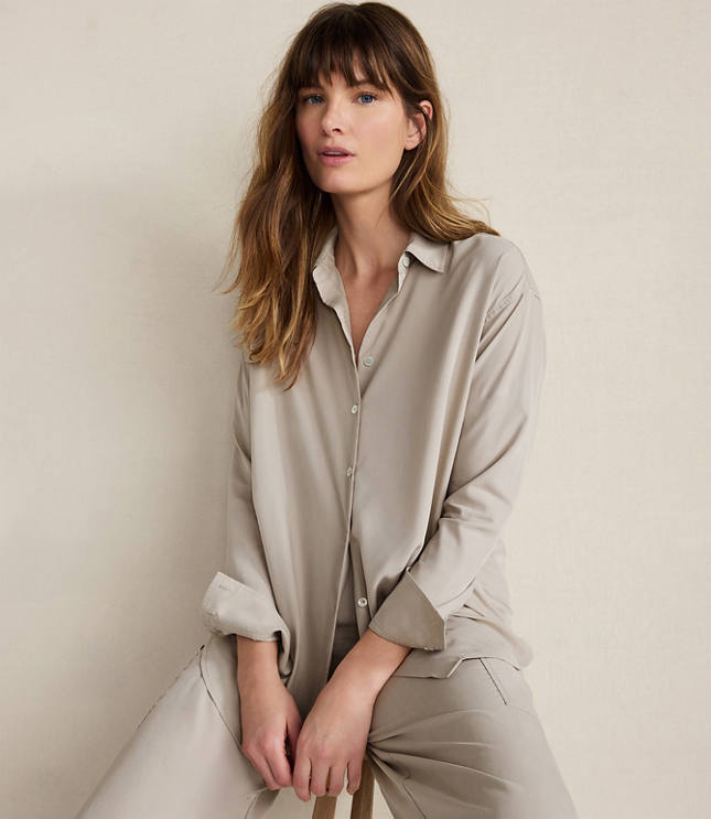 Haven Well Within The Daily Shirt in Drapey Modal