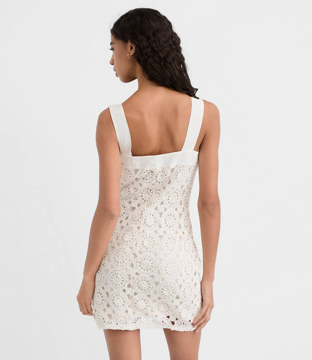 Crochet Tank Mini Dress