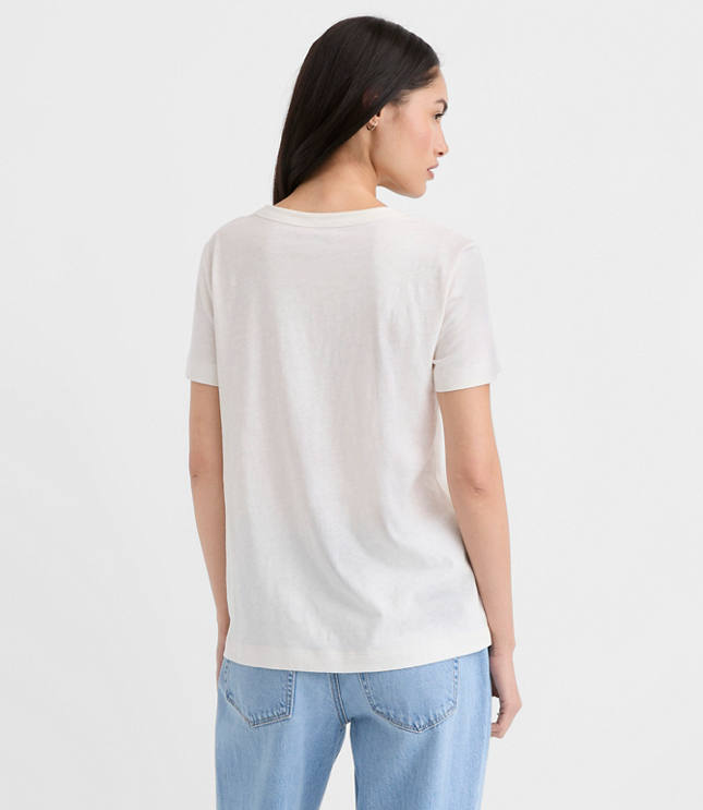 Petite Floral Everyday Crew Tee