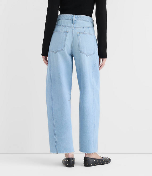Rivete Fresh Cut Horseshoe Jeans in Haze Wash