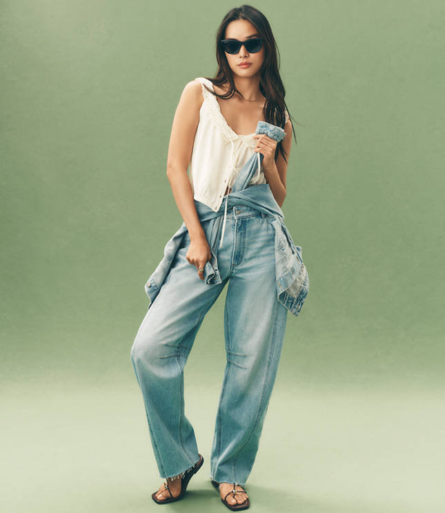 Rivete Fresh Cut Horseshoe Jeans in Haze Wash