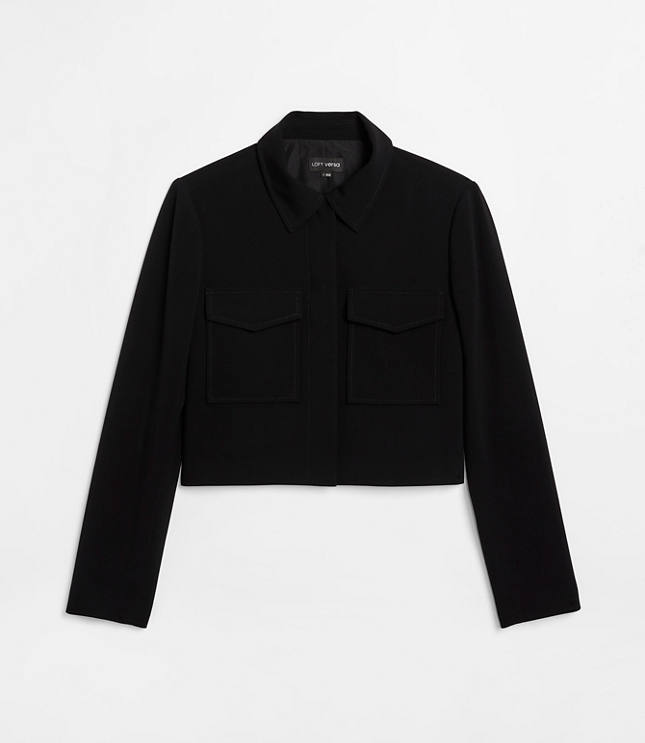 LOFT Versa Seasonless Stretch Patch Pocket Jacket