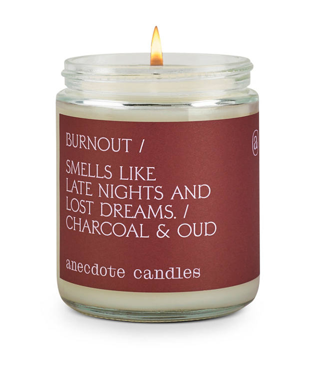 Anecdote Candles Burn Out Gold Tumbler Candle