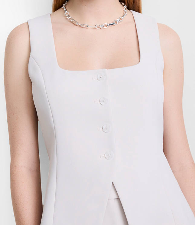 LOFT Versa Crepe Drape Tank Vest