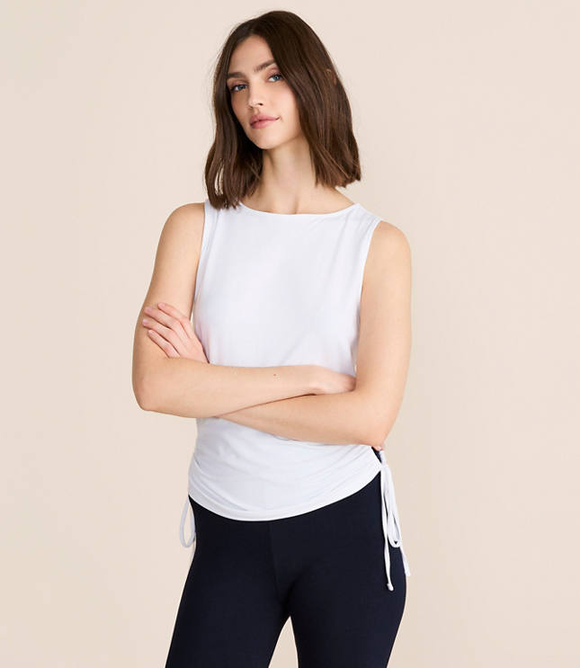 Petite Lou & Grey Essential Modal Side Tie Tank Top