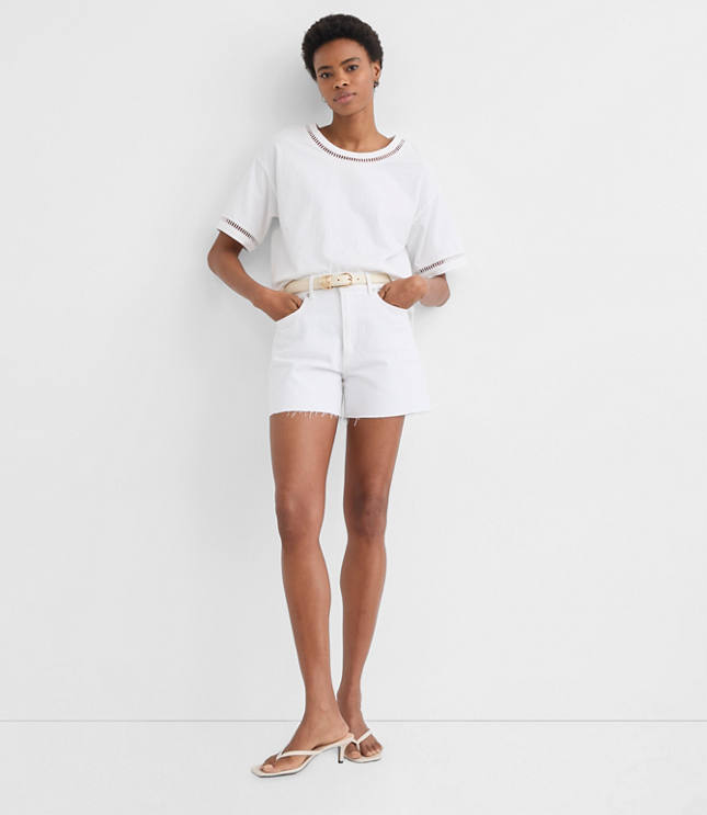 Cutout Jersey Modern Tee