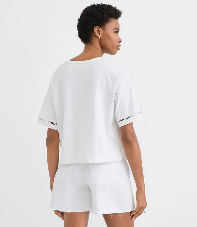 Cutout Jersey Modern Tee