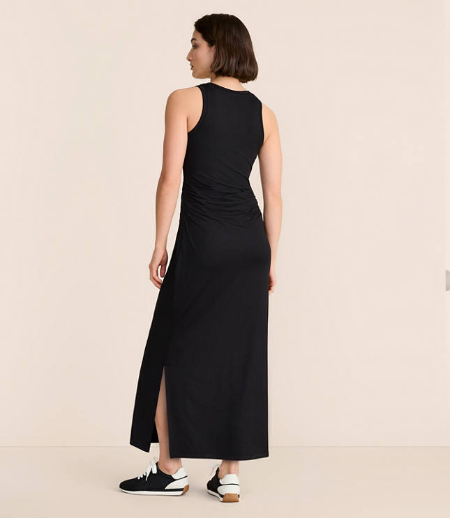 Petite Lou & Grey Brushedsoft Ruched Tank Midi Dress