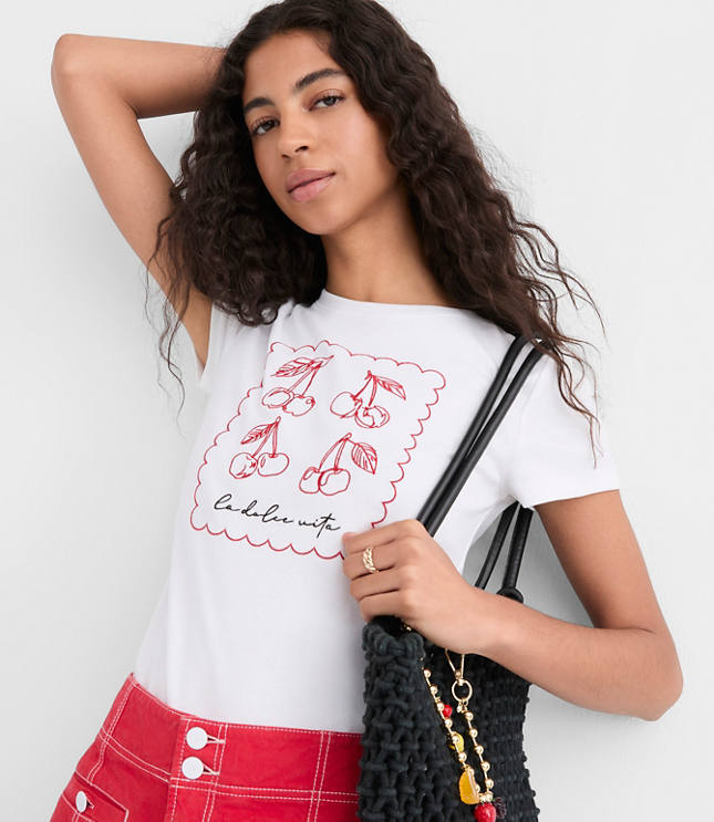 La Dolce Vita Ribbed Tee