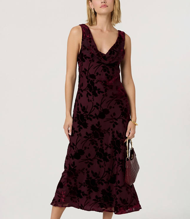 Astr The Label Floris Burnout Floral Maxi Dress