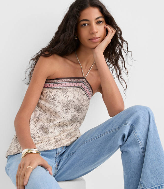 Petite Patchwork Halter Top