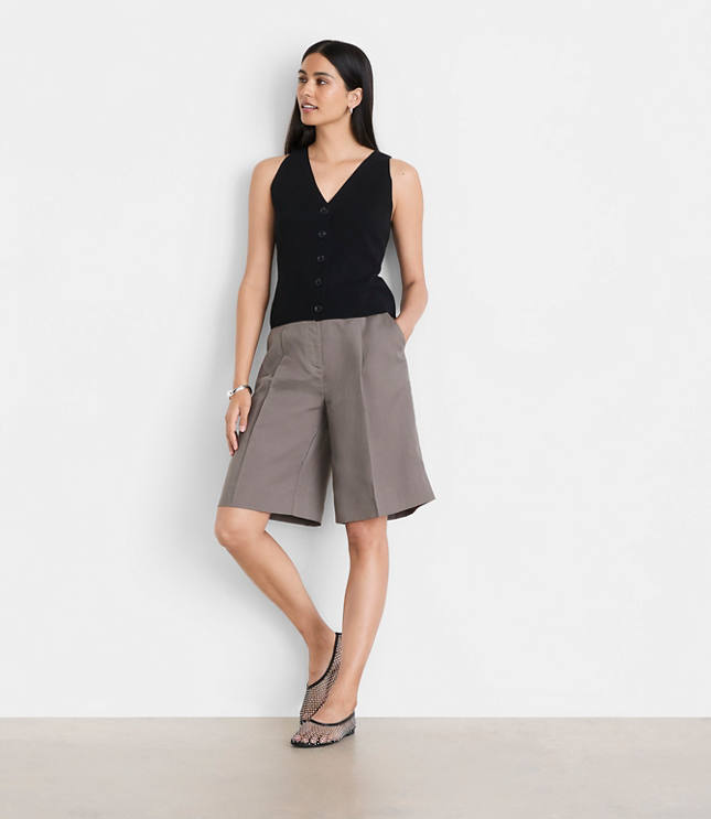Petite LOFT Versa Sweater Vest Top carousel Product Image 1