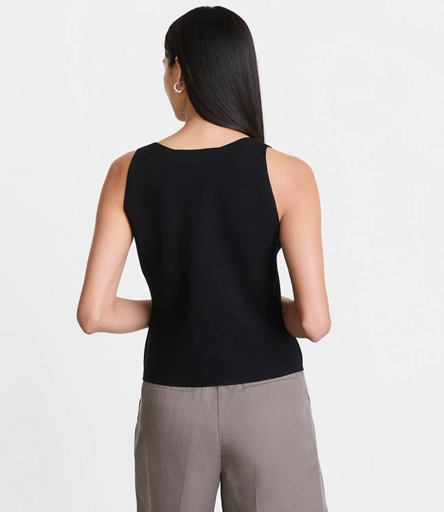 Petite LOFT Versa Sweater Vest Top carousel Product Image 3