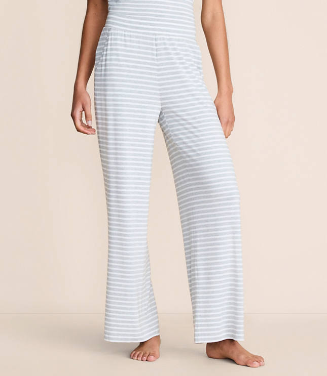Lou & Grey Striped Essential Modal Pajama Pants