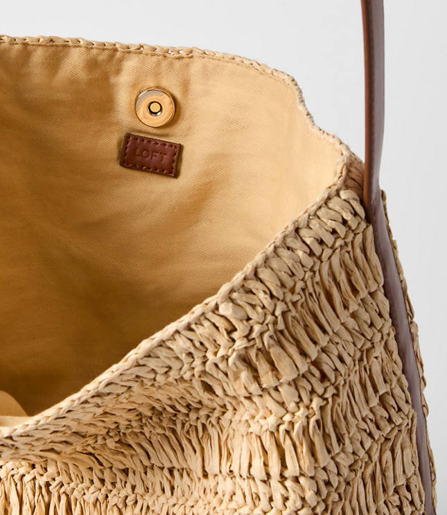 Raffia Bucket Bag