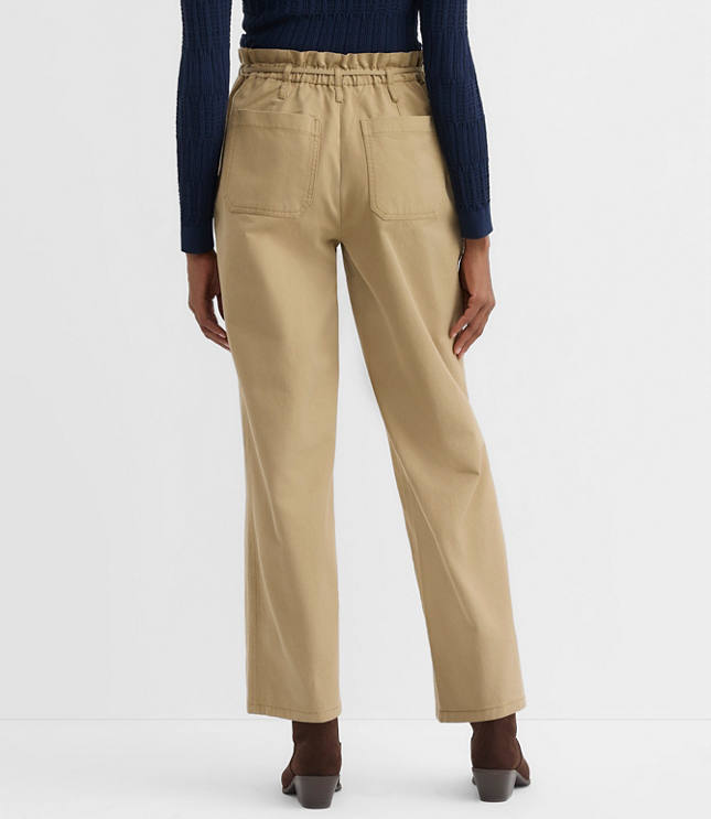 Petite Paperbag Utility Pants
