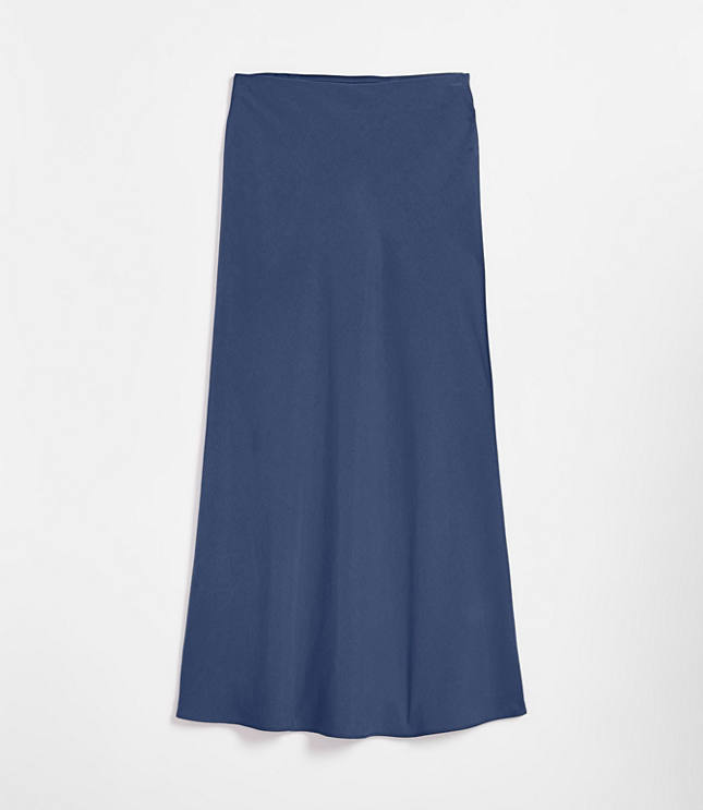Petite LOFT Versa Pure Spun Bias Maxi Skirt carousel Product Image 5