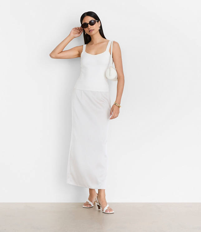 Petite LOFT Versa Bustier Sweater Cami carousel Product Image 1
