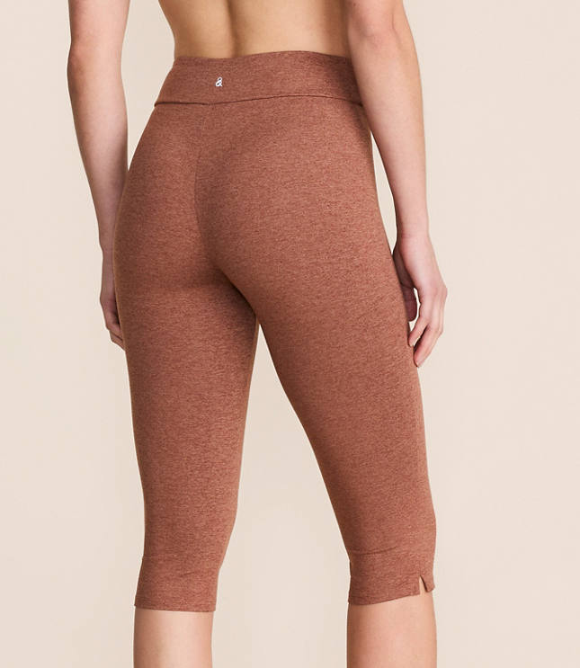 Lou & Grey Heathered Brushedsoft Capri Pants