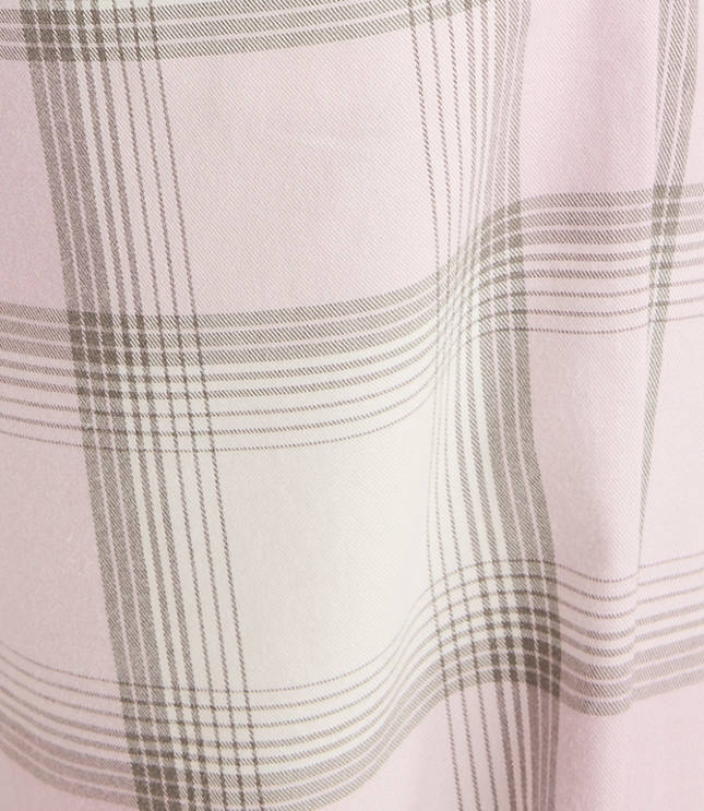 Haven Well Within Lightweight Flannel Frosted Plaid Pajama Top