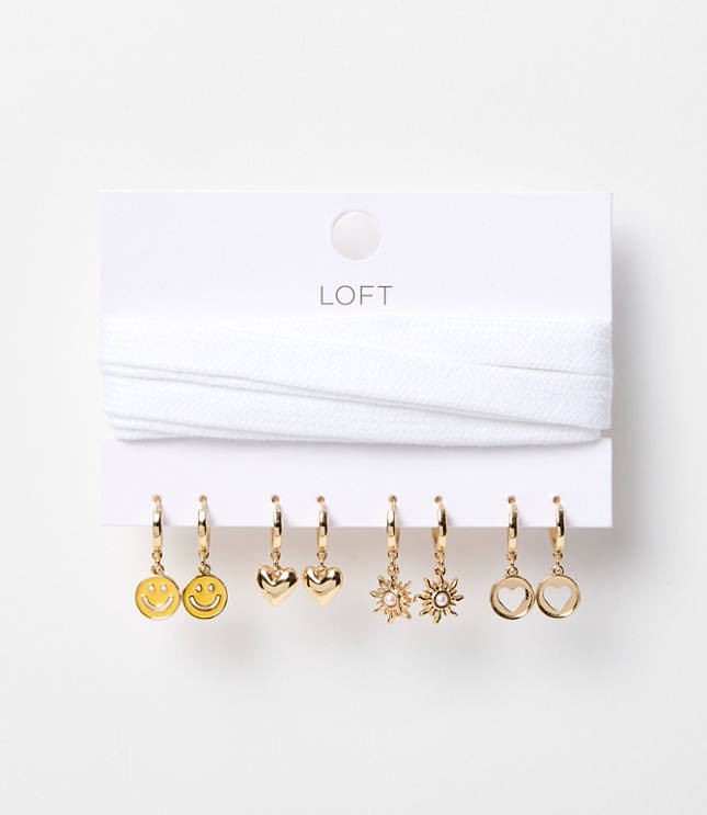 Happy Heart Shoe Charm Set