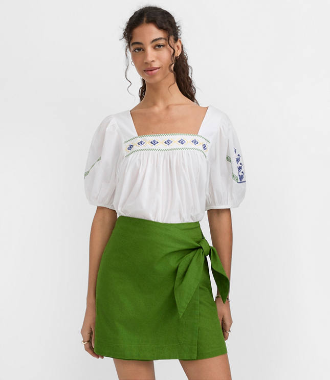 Square Neck Puff Sleeve Top carousel Product Image 3