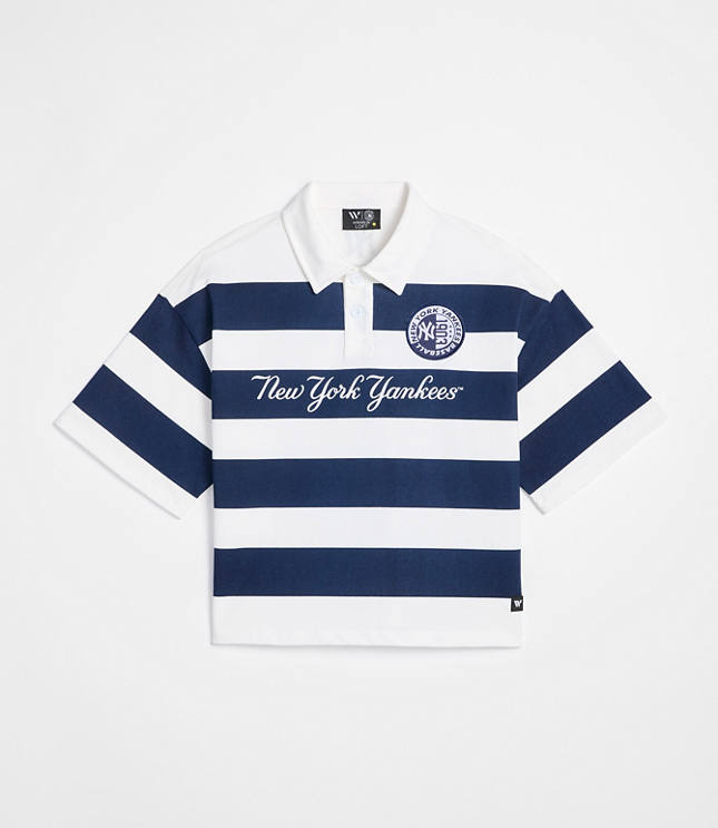 Wild Collective Yankees Polo Tee