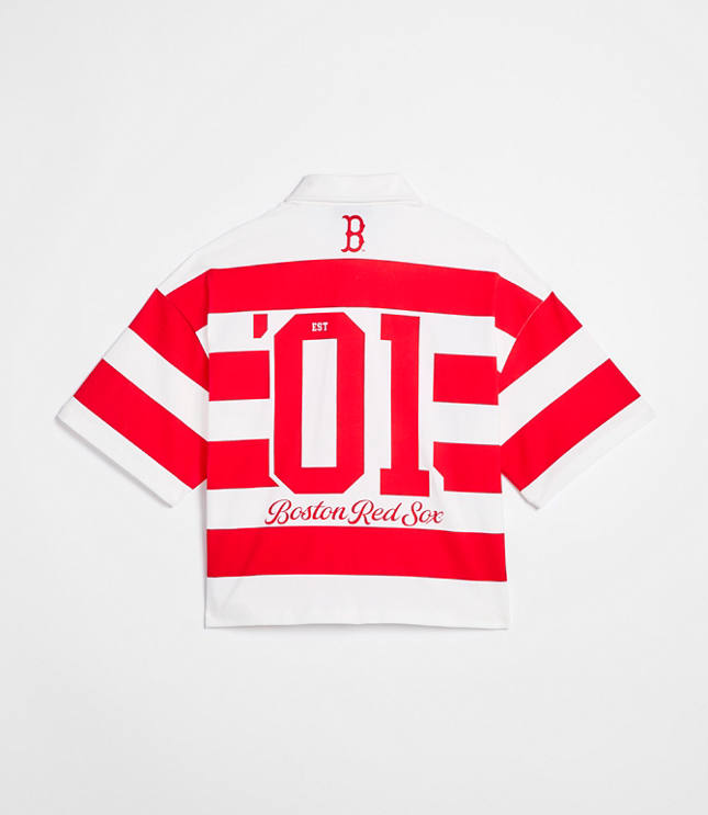 Wild Collective Red Sox Polo Tee