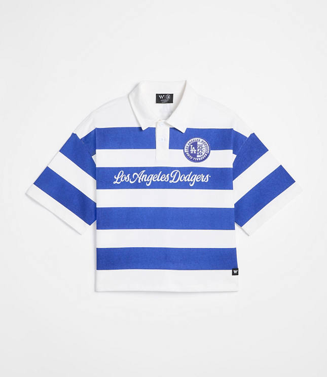 Wild Collective Dodgers Polo Tee
