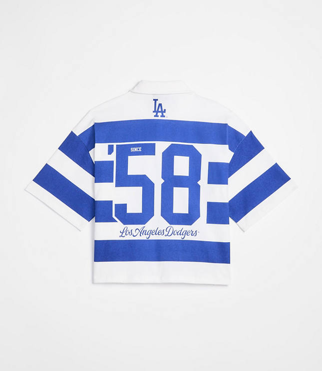 Wild Collective Dodgers Polo Tee
