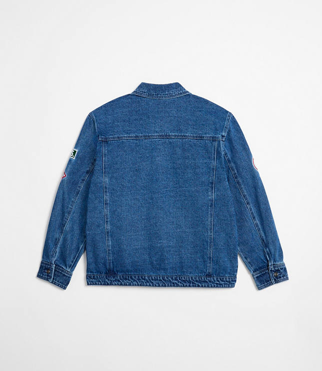 Wild Collective Red Sox Denim Jacket
