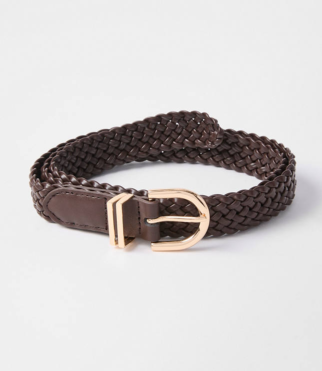 Braided Skinny Belt