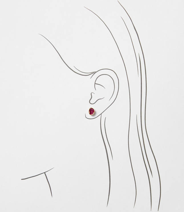 Sparkle Heart Stud Earring Set