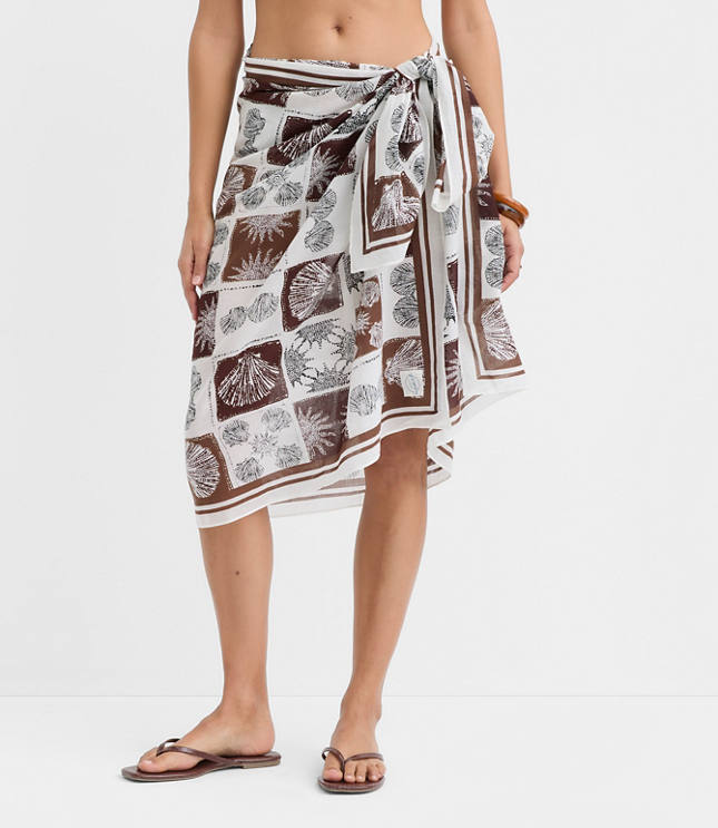 LOFT Beach Seashell Sarong