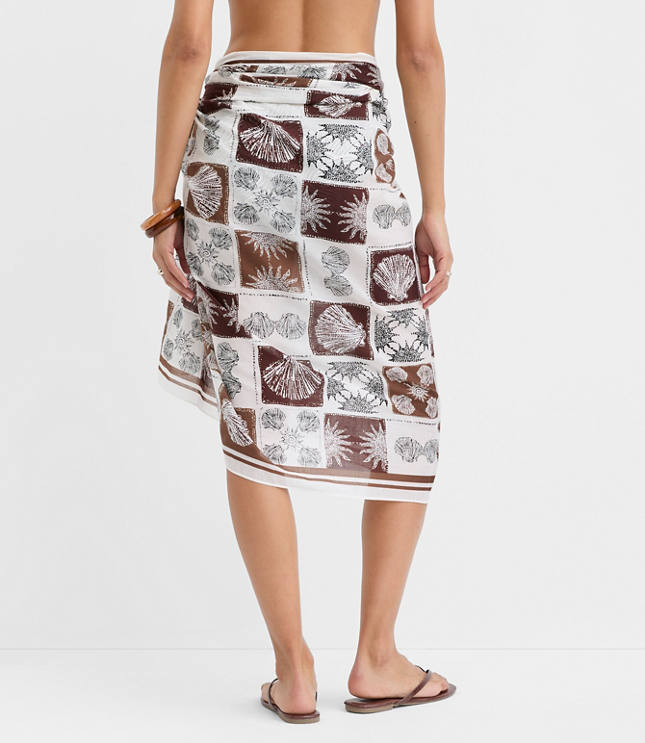 LOFT Beach Seashell Sarong