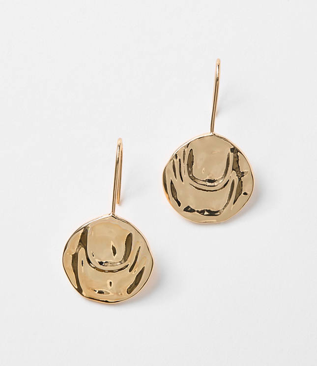 Coin Pull Through Earrings
