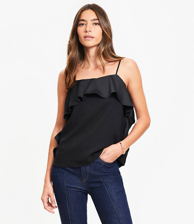 Ruffle Square Neck Cami