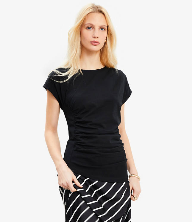 Shirred Tee