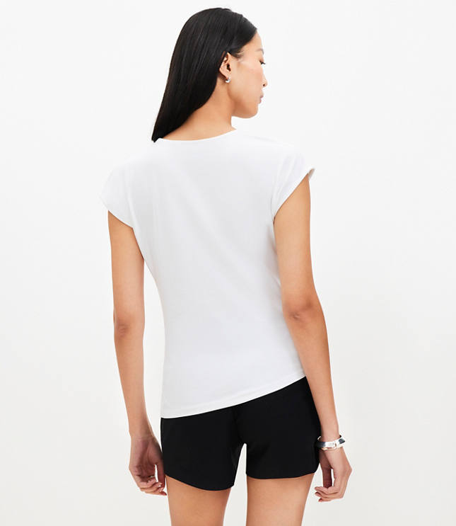 Shirred Tee