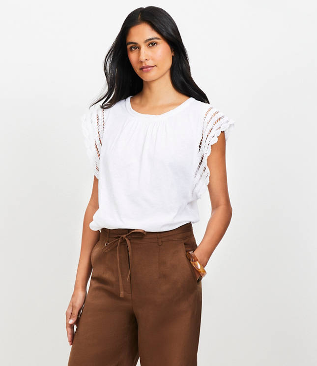 Shirred Yoke Tops | Loft