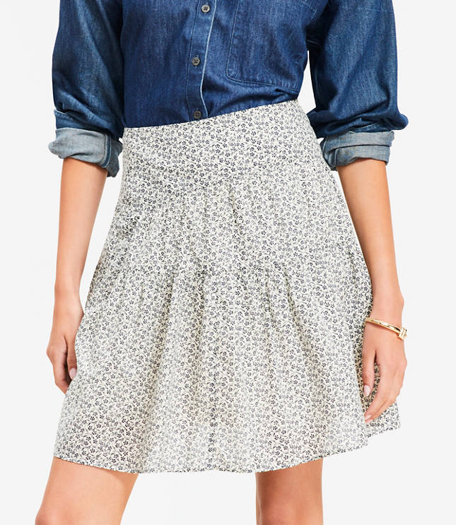 Garden Ruffle Mini Skirt