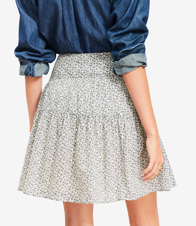 Garden Ruffle Mini Skirt