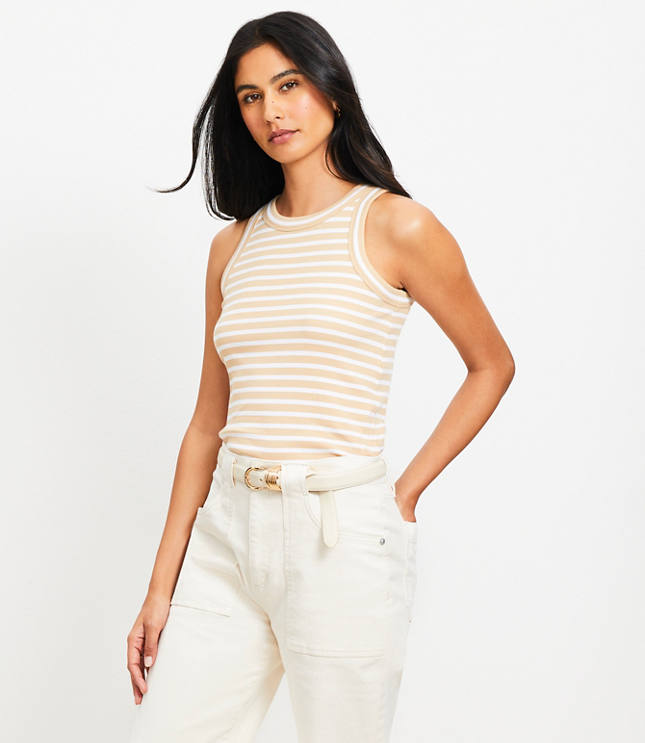 Petite Striped Perfect Tank