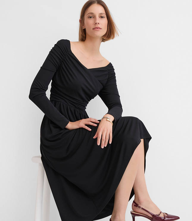 Off The Shoulder Midi Dress