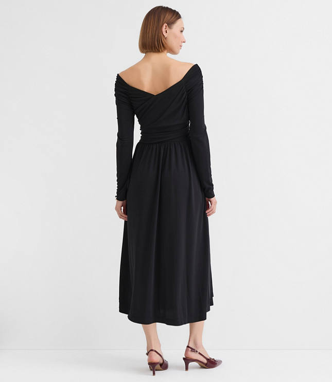 Off The Shoulder Midi Dress
