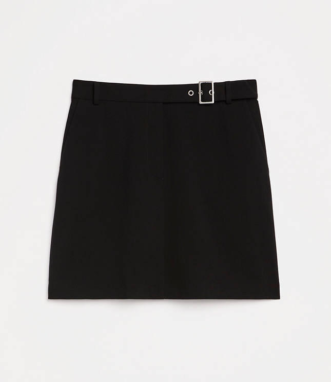 LOFT Versa Seasonless Stretch Mini Pocket Skirt