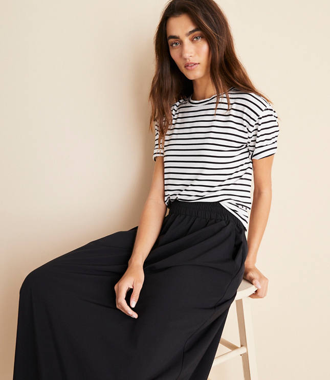 Lou & Grey Striped Essential Modal Tee