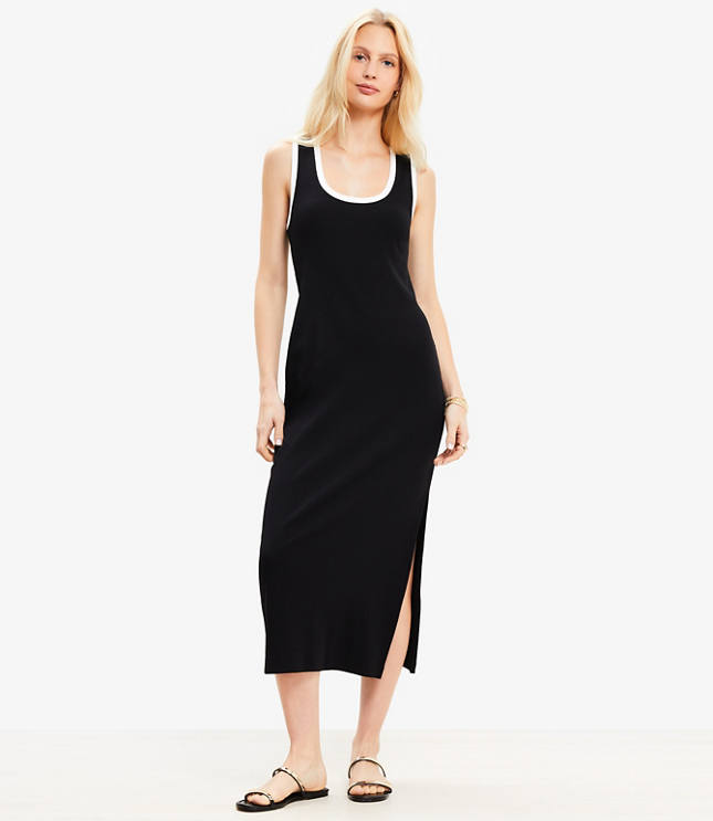 Womens Black Midi Dresses | Loft