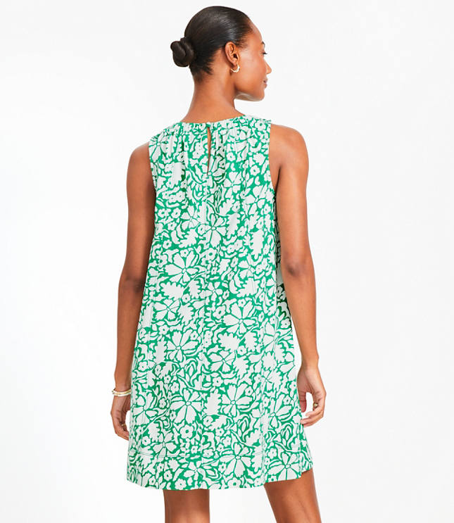 Petite Floral Jersey Seamed Mini Dress